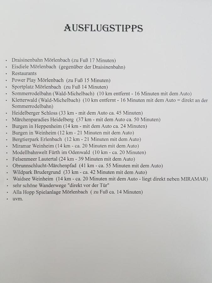 Ferienwohnung/monteurwohnung Im Schoenen Odenwald